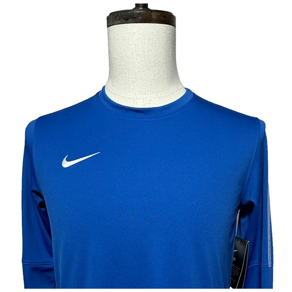Nike Shirt Youth Unisex XL Blue Dri Fit Park VII Training Long Sleeve Top NWT - Picture 1 of 12